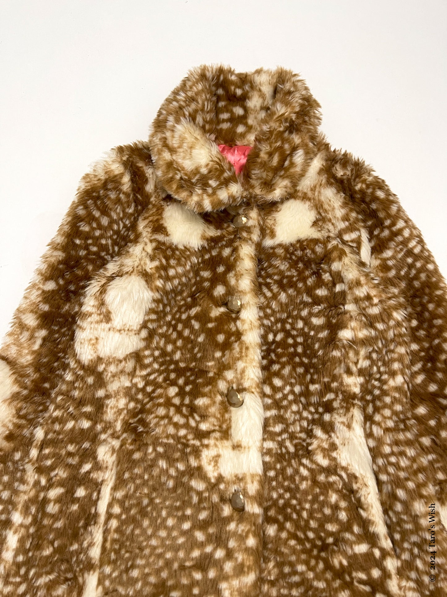 faux fur bambi coat, japanese label royal party