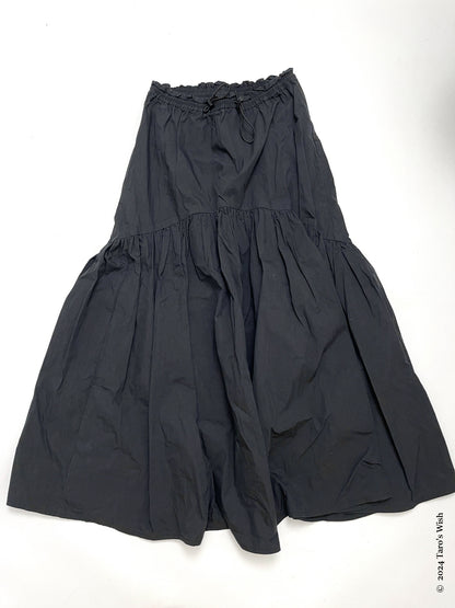 midnight puff maxi skirt, japanese label