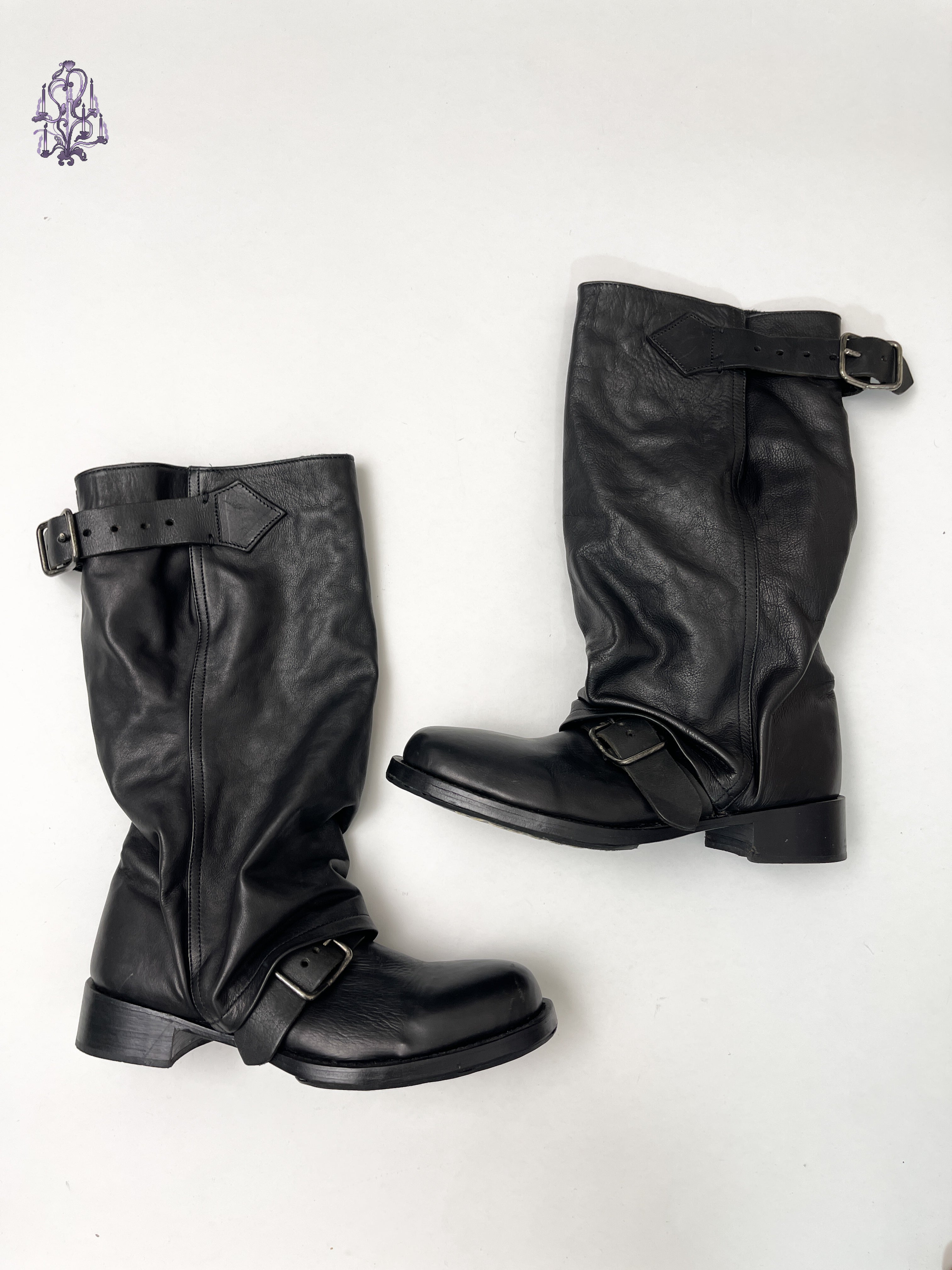 Mens slouch boots hotsell