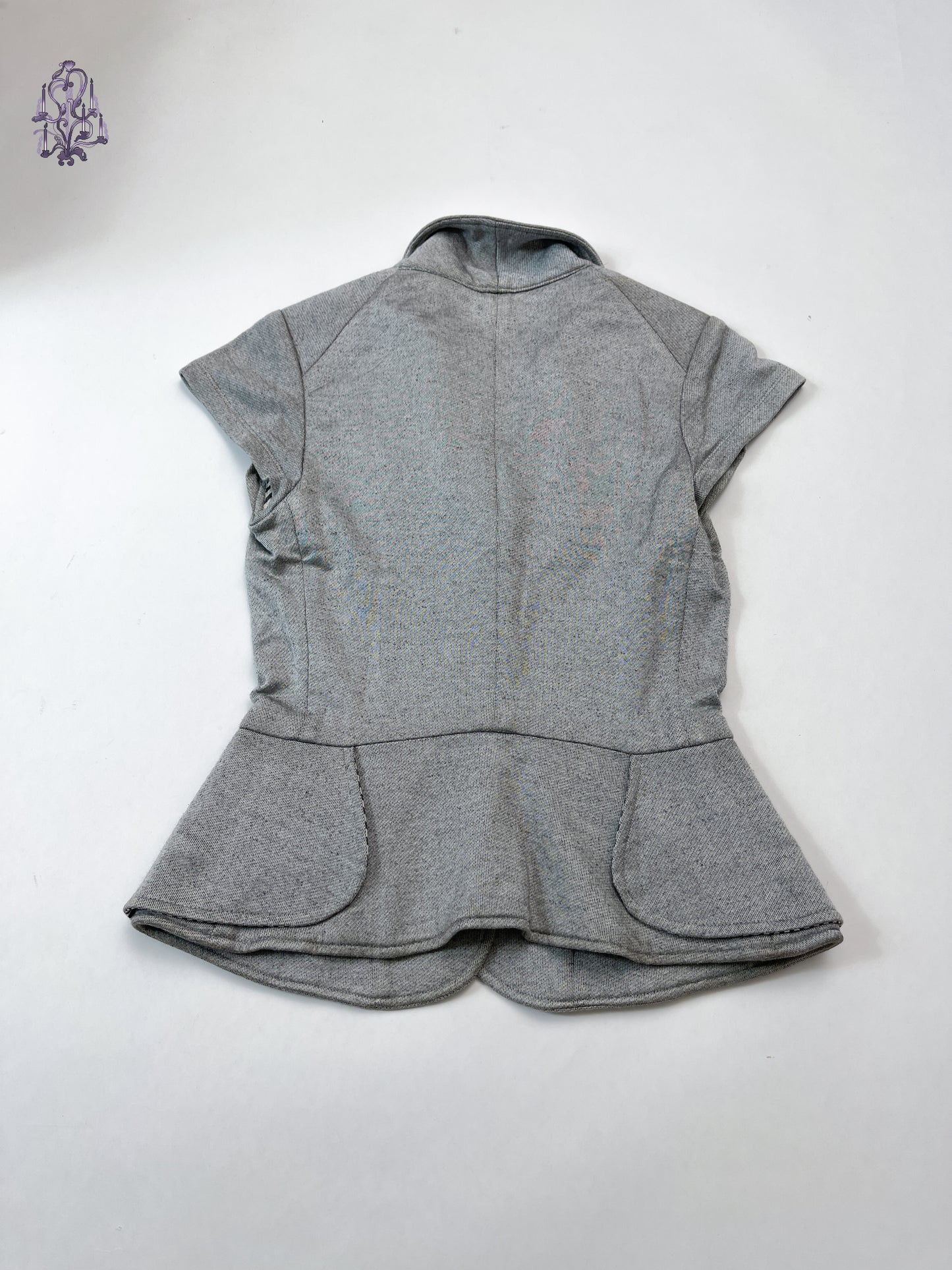 Vivienne Westwood button up vest in grey