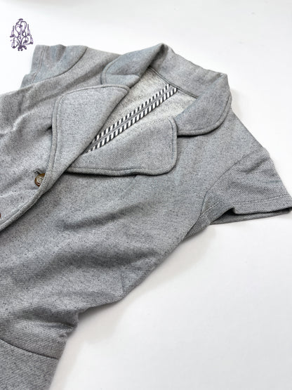 Vivienne Westwood button up vest in grey