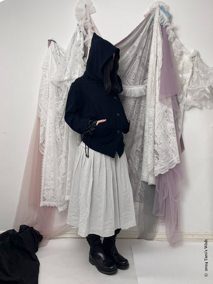 moonveil maxi skirt, japanese label senso unico io comme io