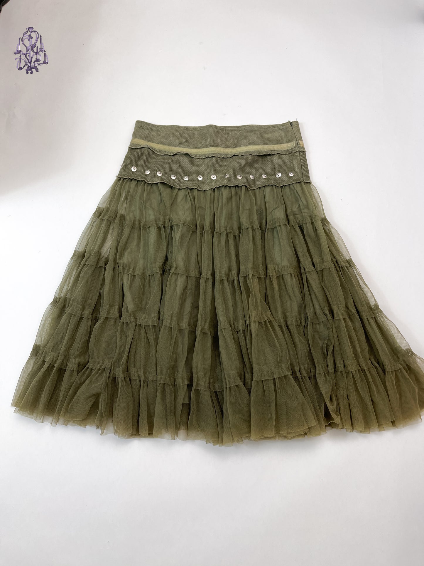 Morgan de toi tulle elf midi skirt