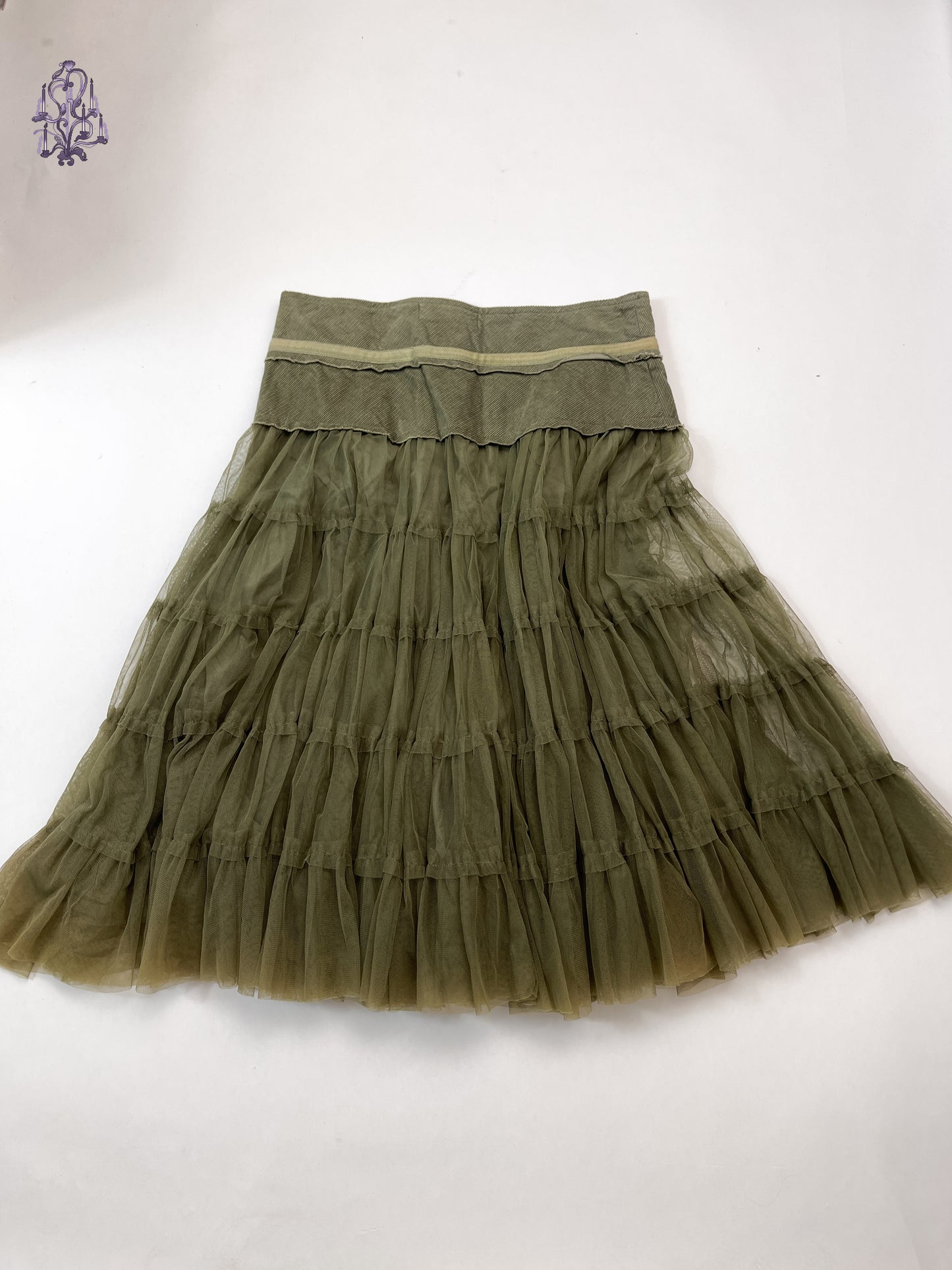 Morgan de toi tulle elf midi skirt