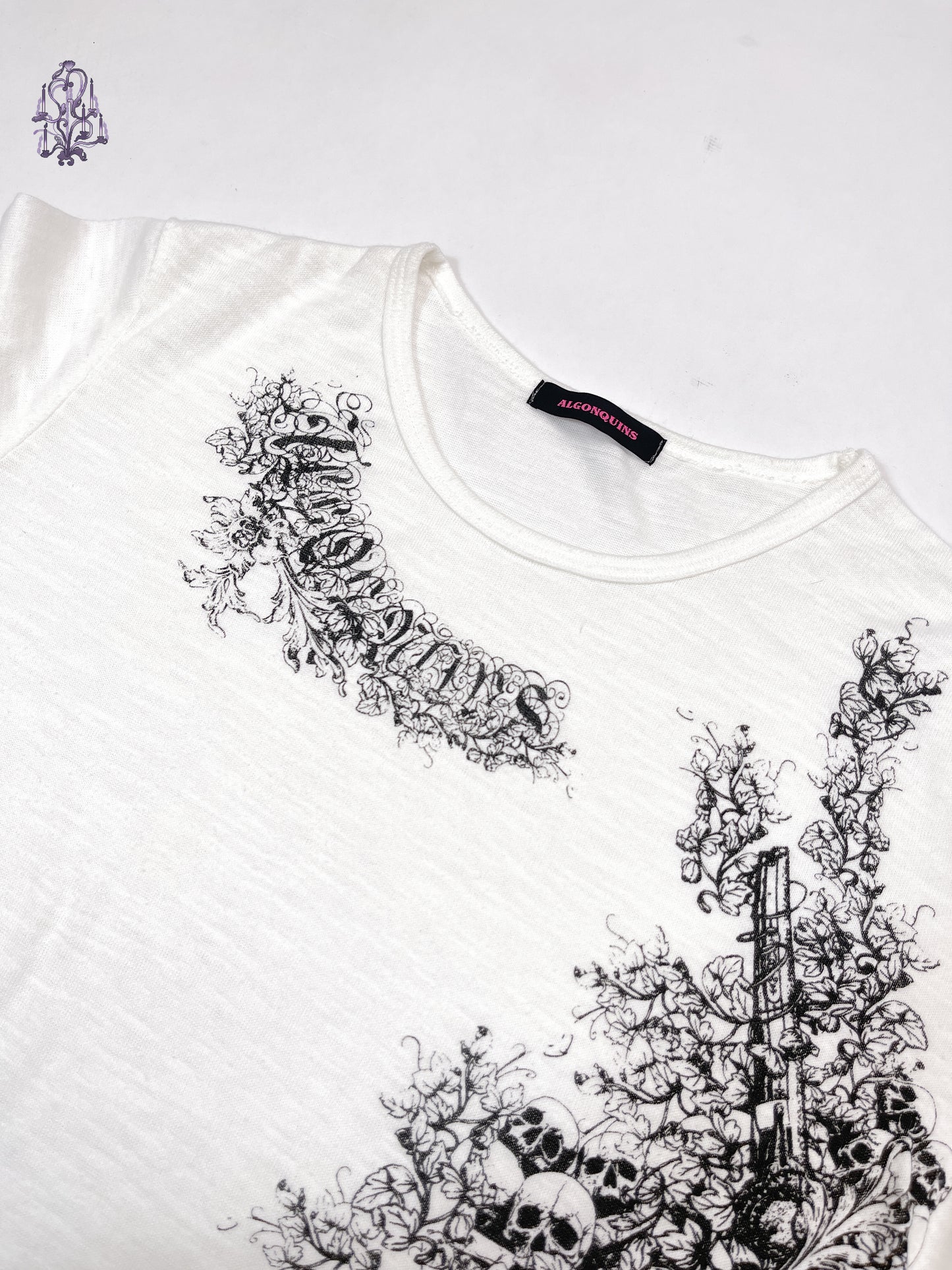 Algonquins asymmetric tattoo t-shirt