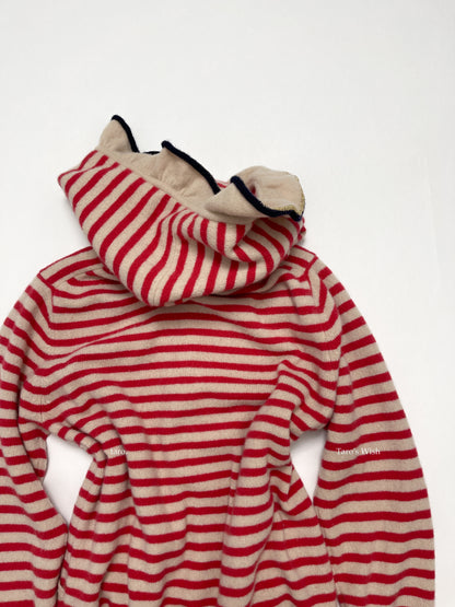 Tsumori Chisato Striped Knit Hoodie