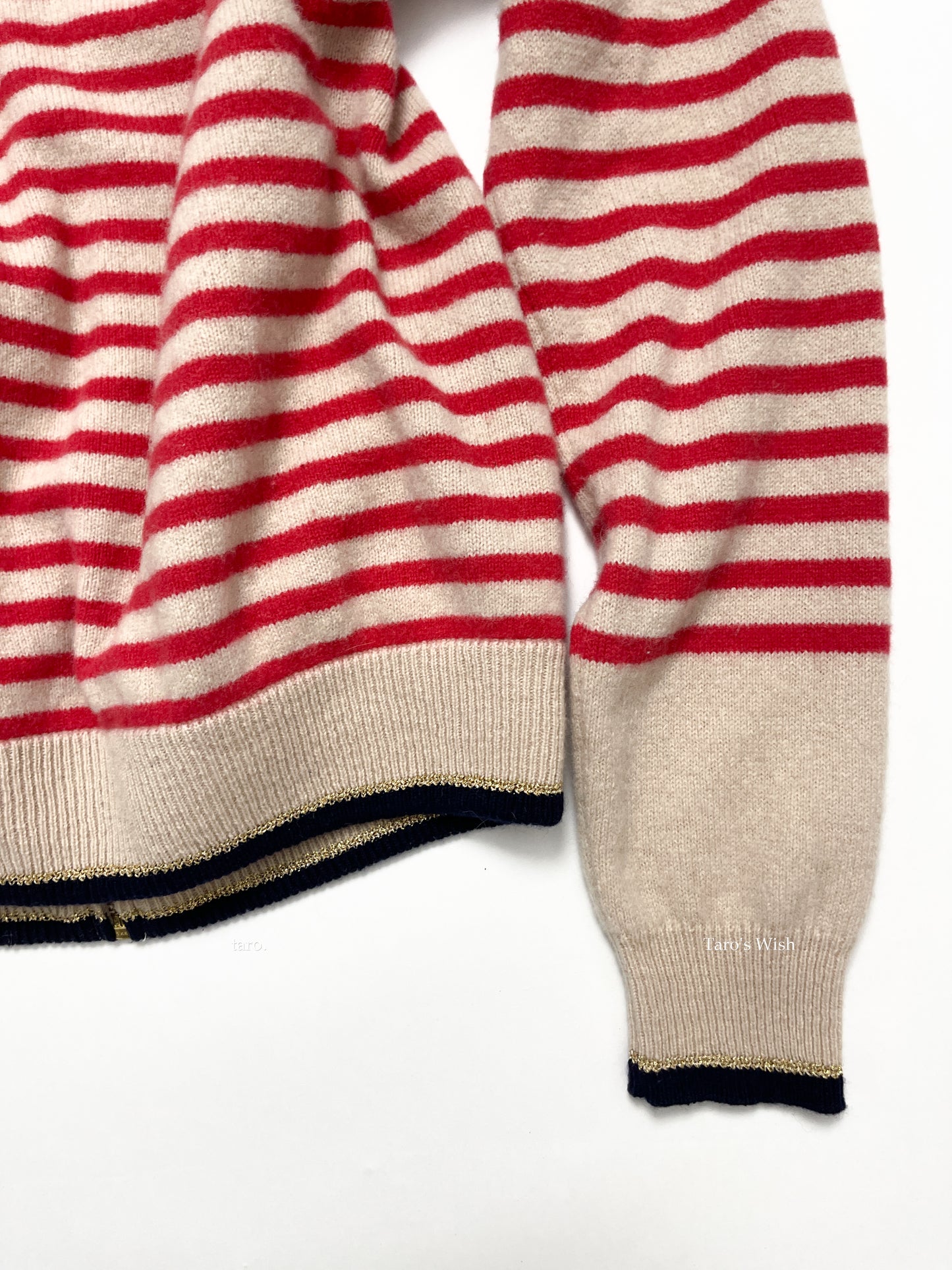 Tsumori Chisato Striped Knit Hoodie