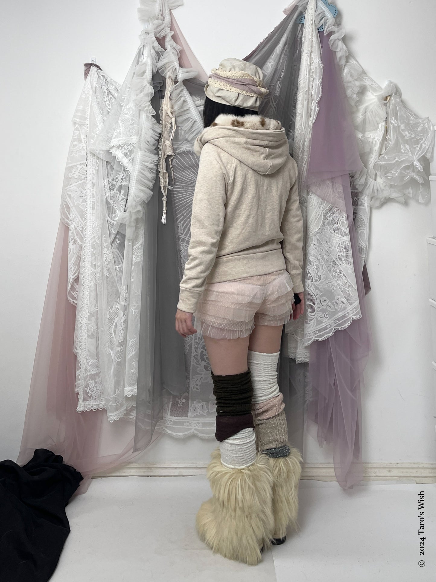 layered lace bloomers, japanese label