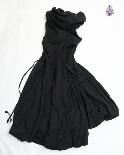 ALLSAINTS dark sleeveless puff dress