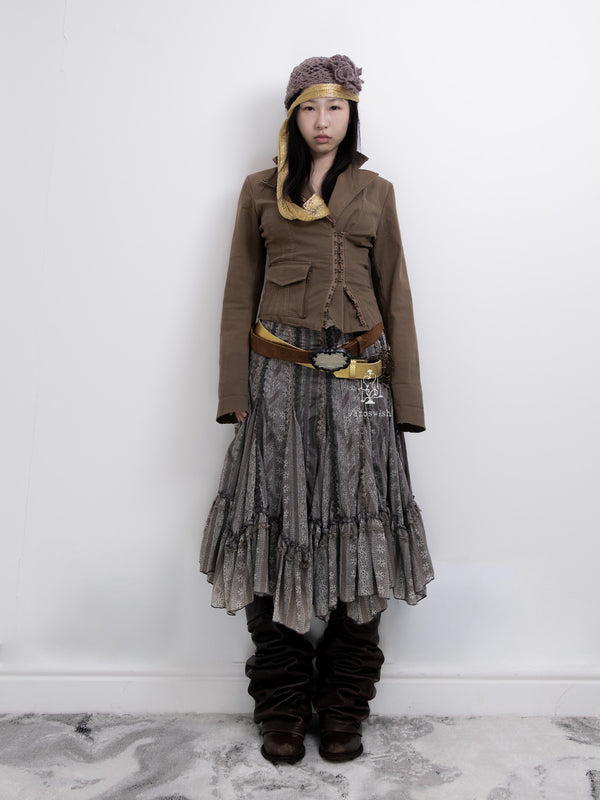 ASYMMETRIC CORSET JACKET