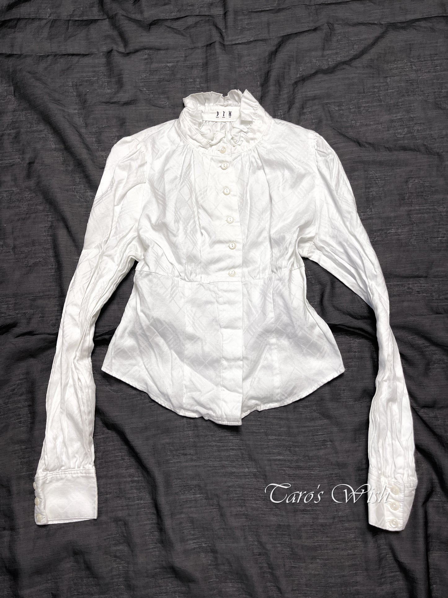 Black Peace Now Lolita Shirt in White