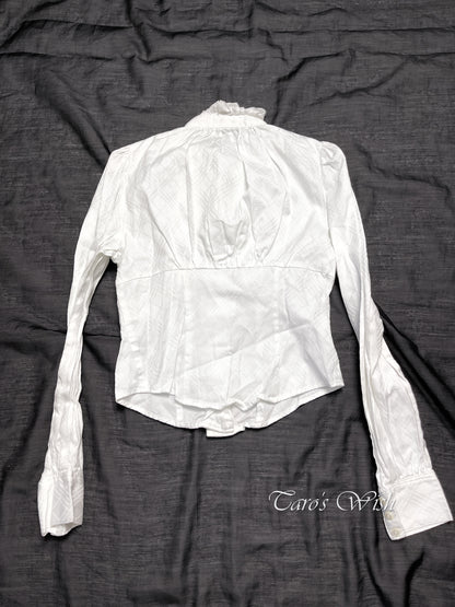 Black Peace Now Lolita Shirt in White