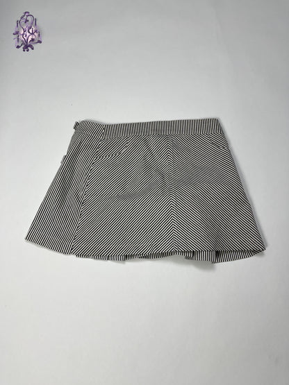 Life asymmetric belted mini skirt