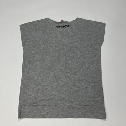 Esisto grey graphic print tee