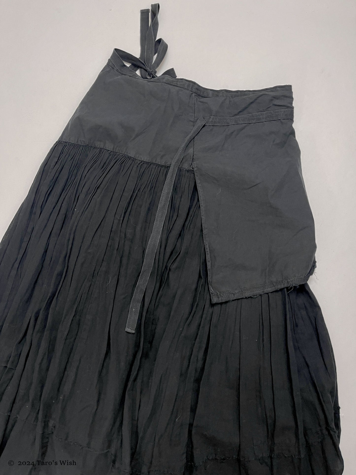 asymmetric layers multi belts maxi skirt, euro label