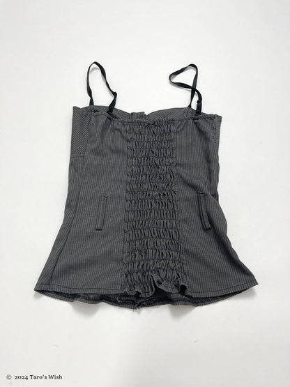 button up bustier camisole, italian label