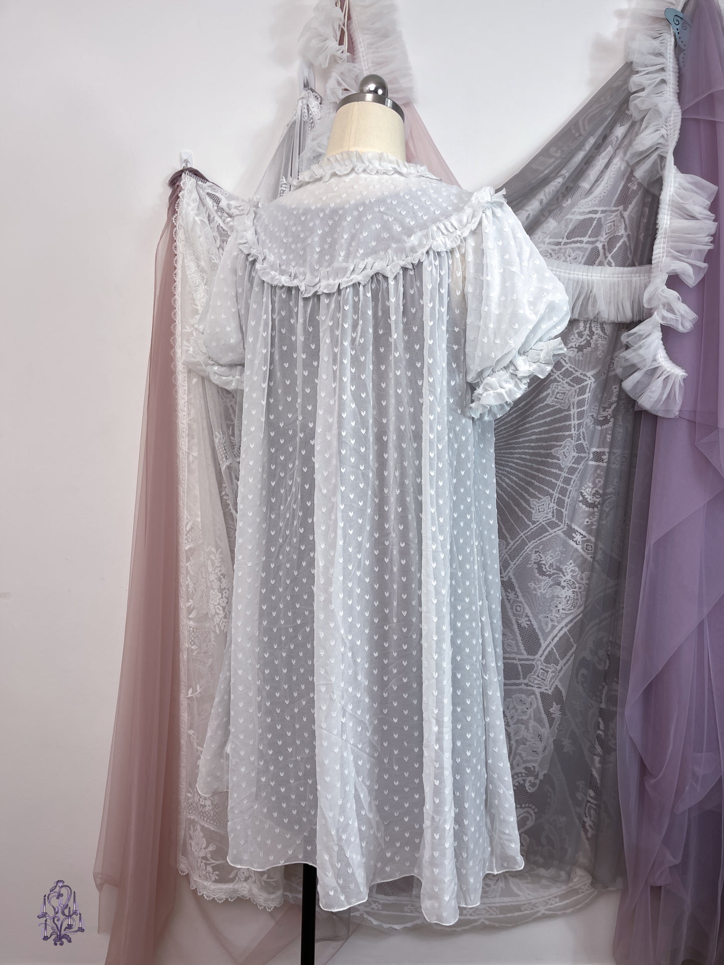 Gelato Pique sheer nightgown