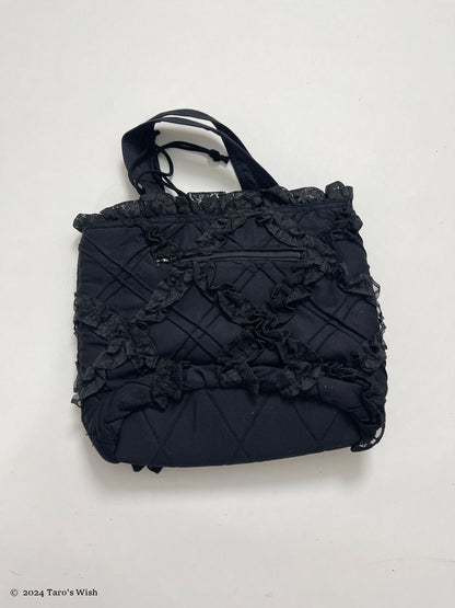 Lace ribbons handbag