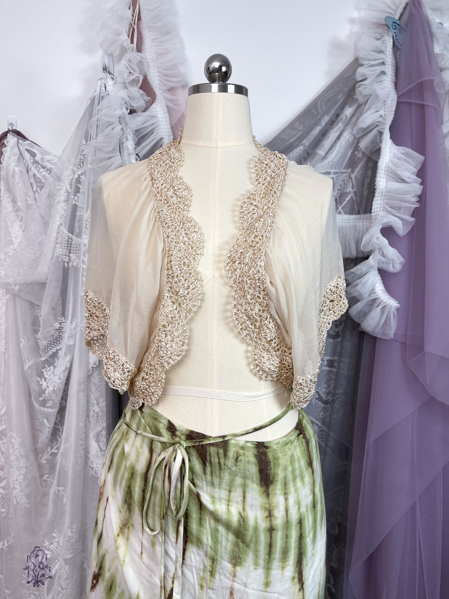 Vintage sheer bolero