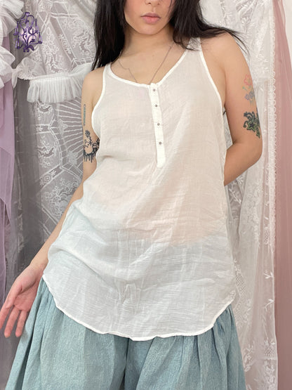 Three Hundred Thirty Days 2 pieces sheer button up camisoles