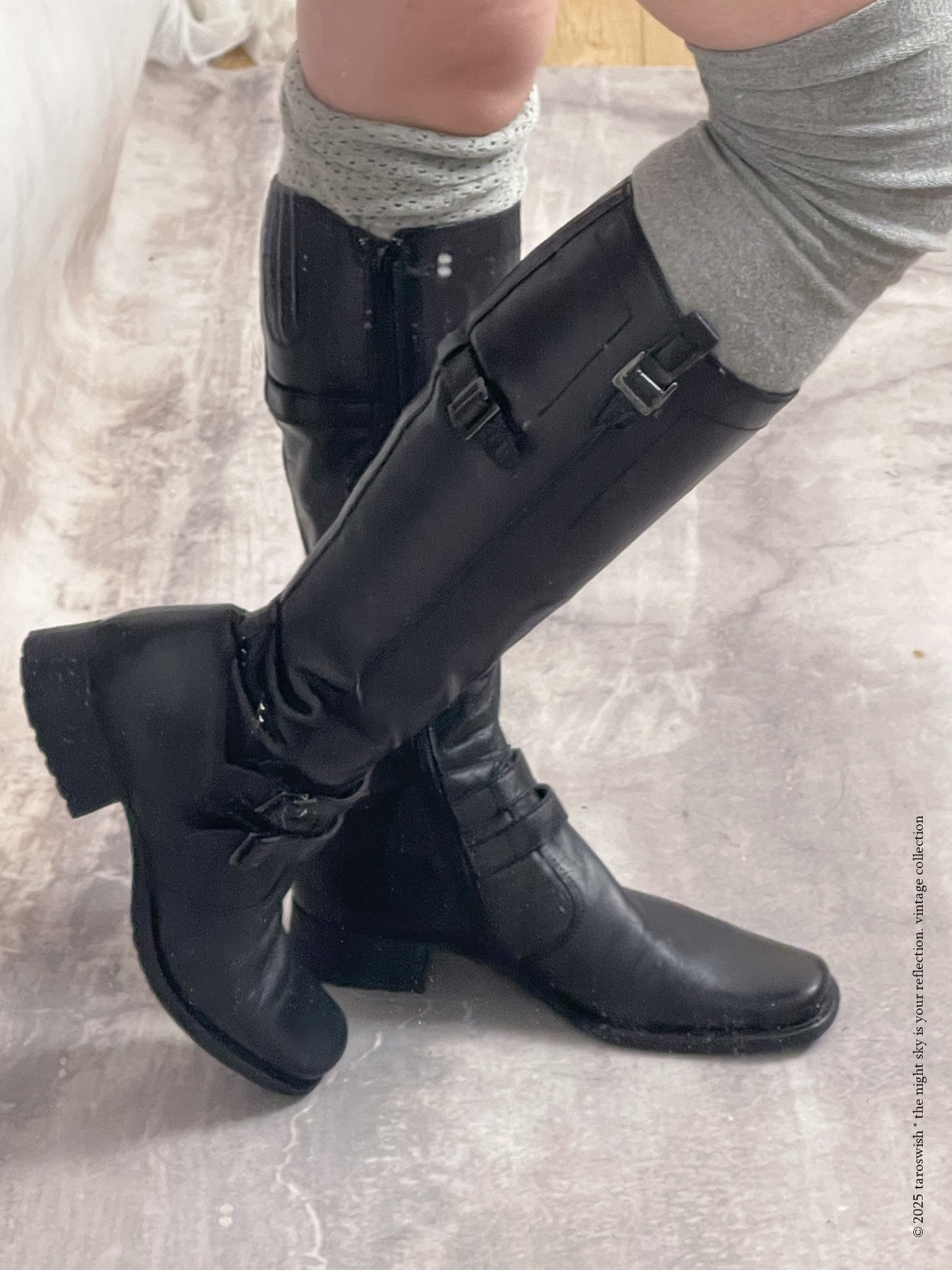 Eu37 real leather multi-buckles boots, Italian brand