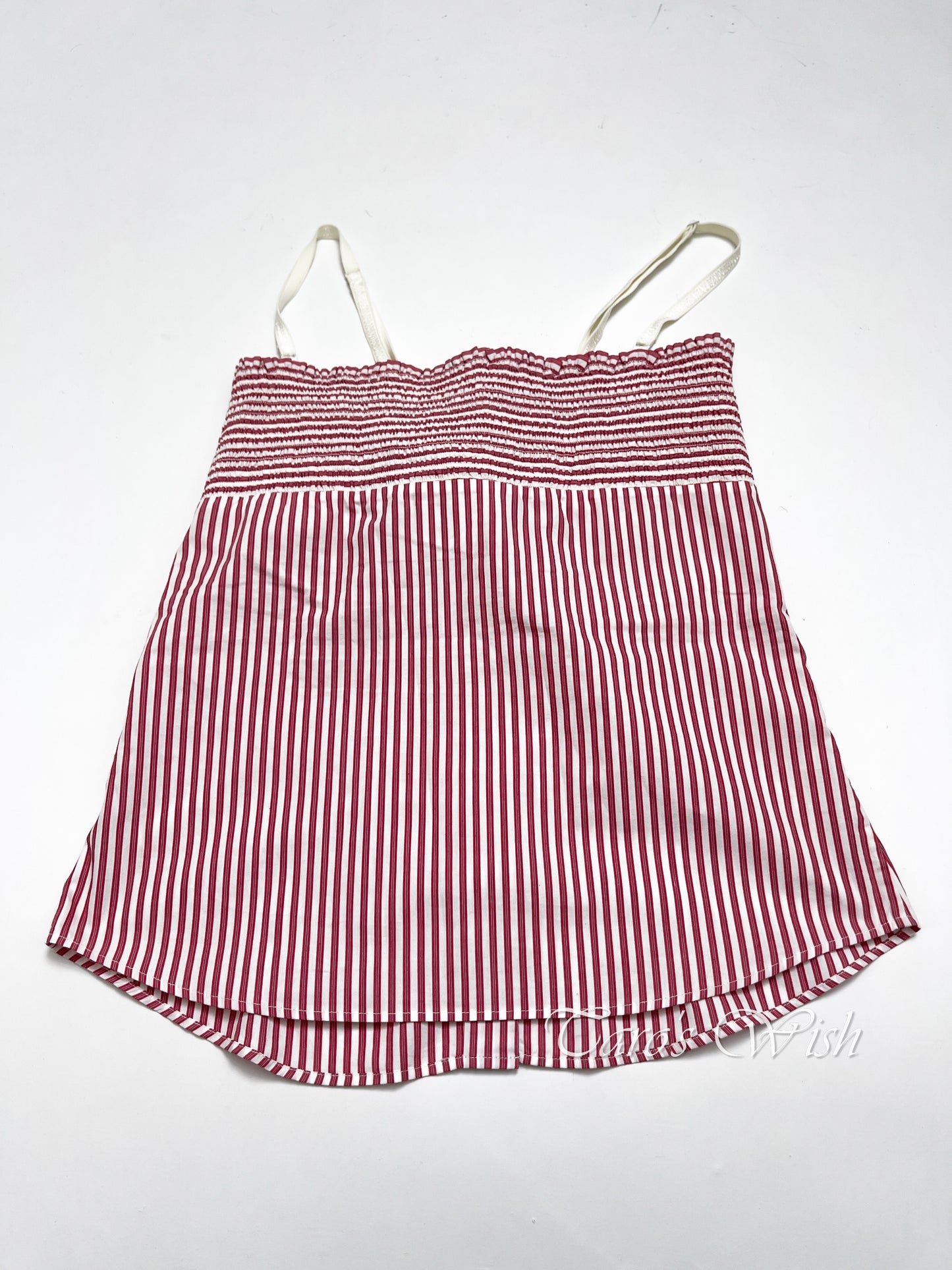 Dolce & Gabbana Red Striped Camisole