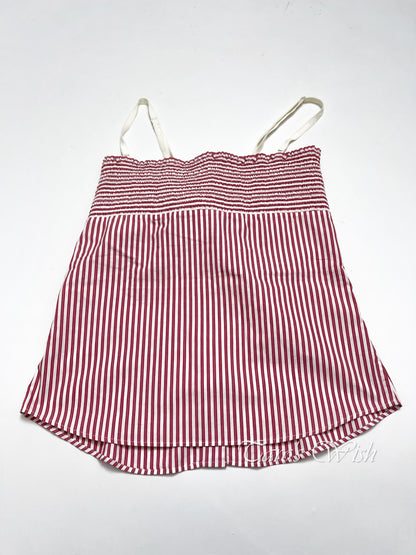 Dolce & Gabbana Red Striped Camisole