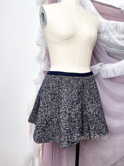 Burberry Blue Label tweed mini skort