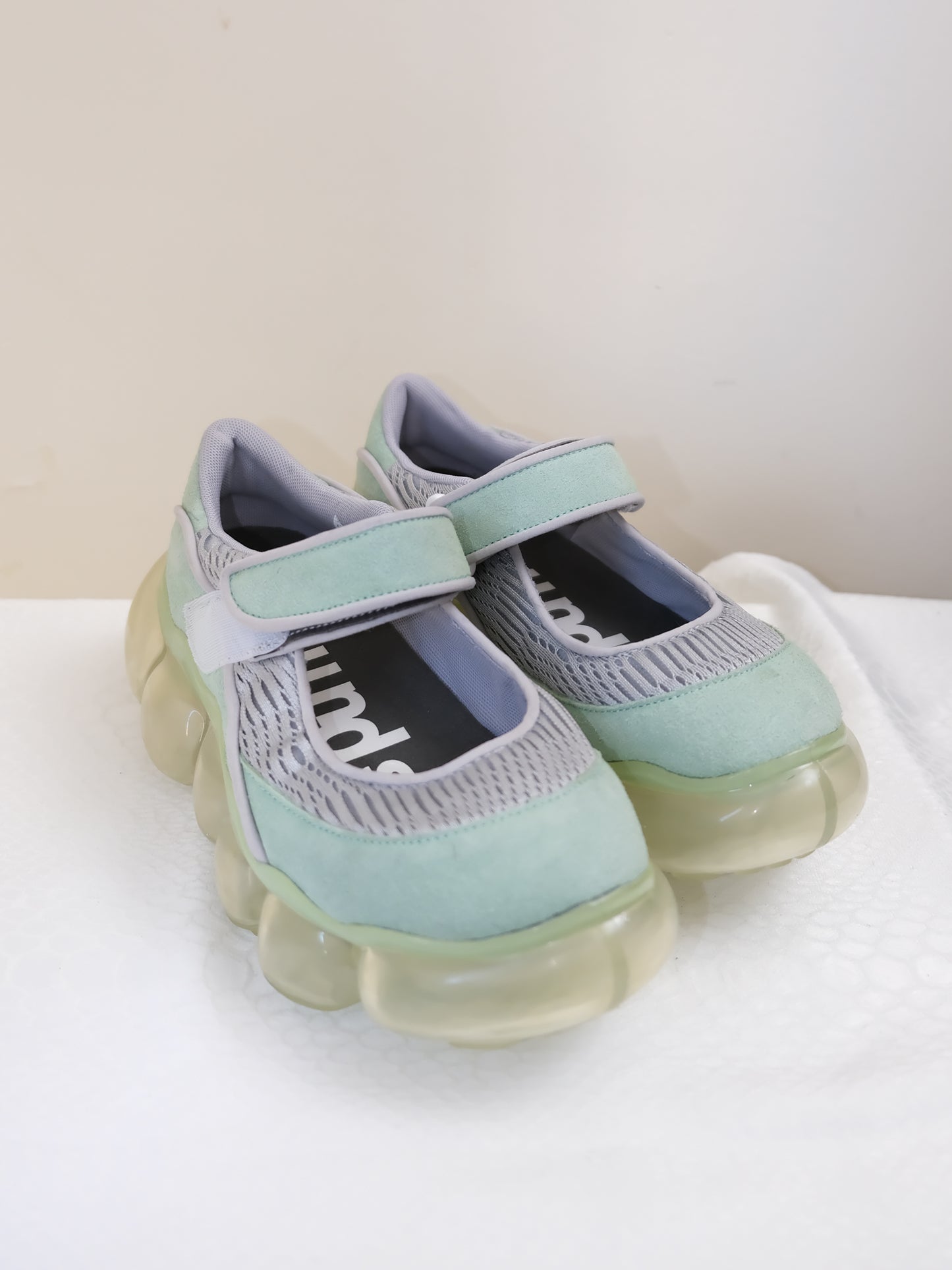 EU36 GROUNDS Bubble Sole Mary Jane Sneakers