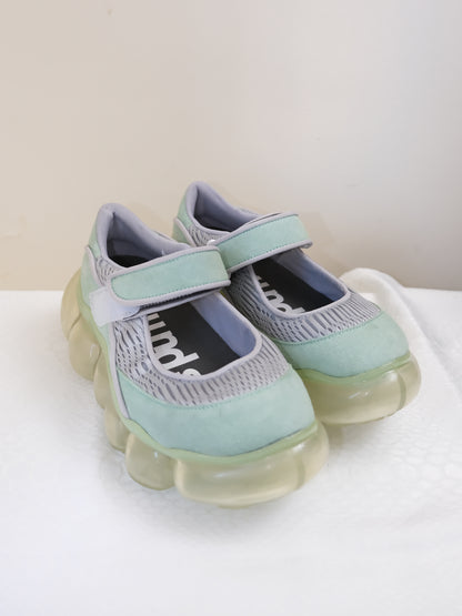 EU36 GROUNDS Bubble Sole Mary Jane Sneakers