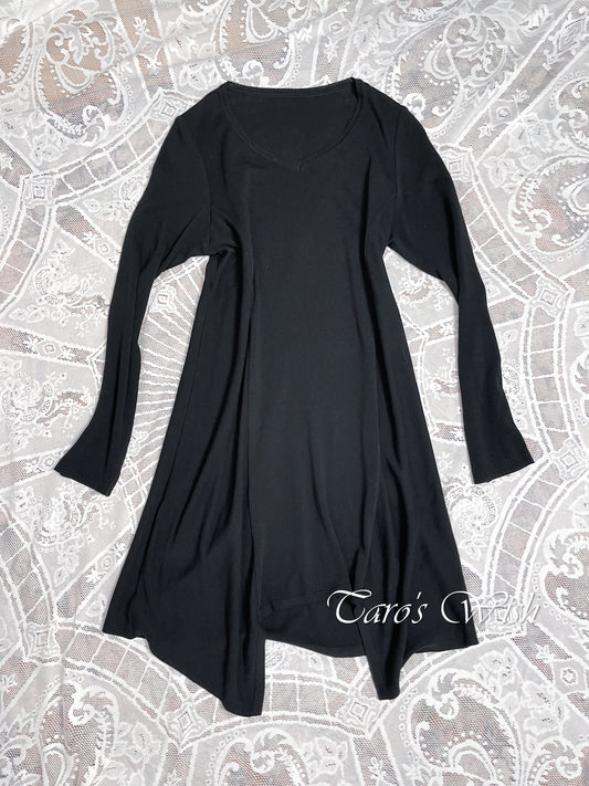 HIROKO KOSHINO Asymmetrical Dress in Black