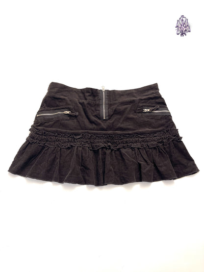 wanderer’s ruffle mini skirt, euro label