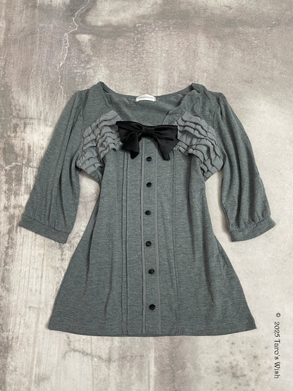 ribbon babydoll shirt, japanese label