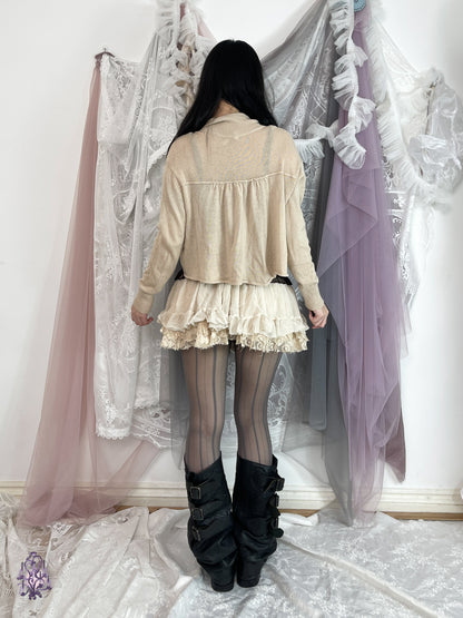 Sunaokuwahara asymmetrical long sleeves cardigan