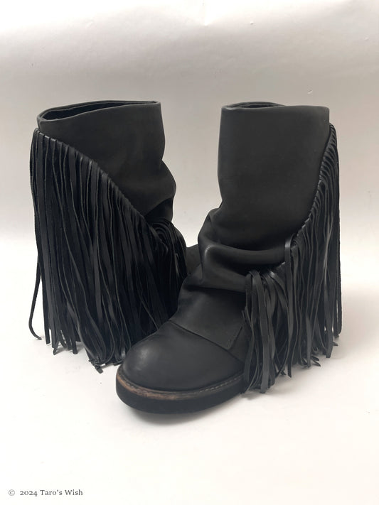 tassel wedge boots, EU38-39, lgb (Le Grande Bleu)