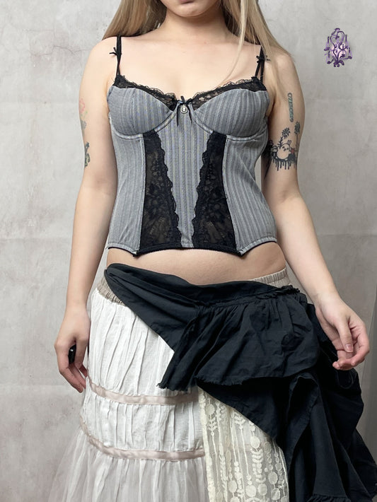 75B dark coquette corset, euro label