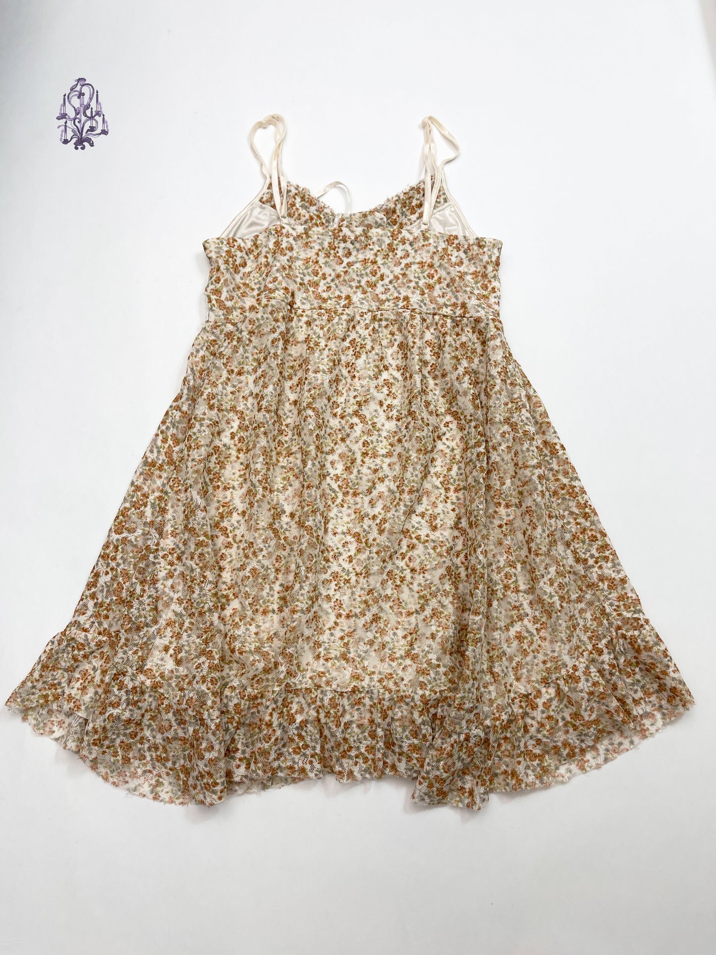 Axes femme floral print lace dress