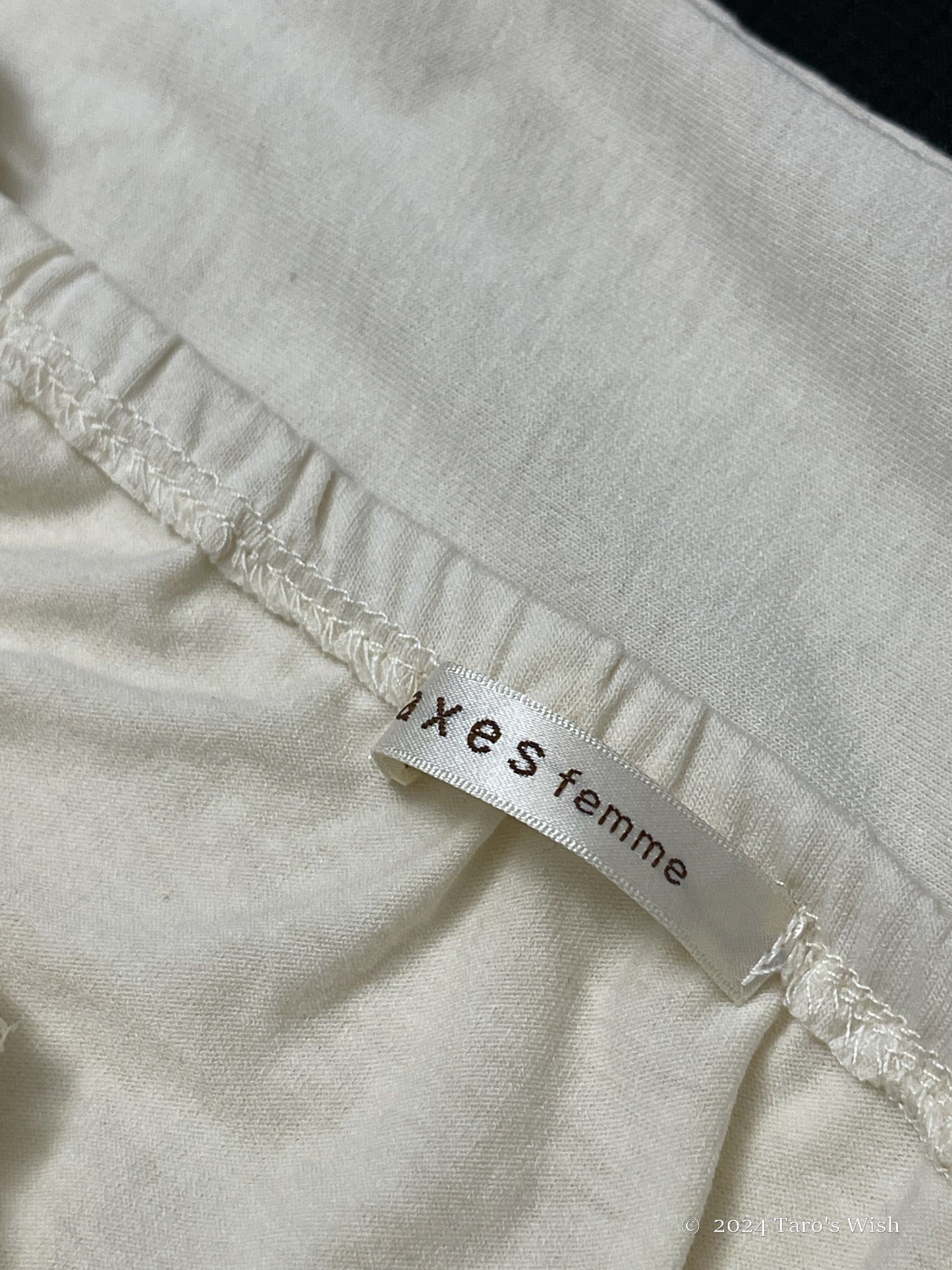 embroidered camisole, japanese label axes femme