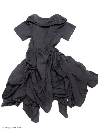 aw2008 button up balloon dress, allsaints