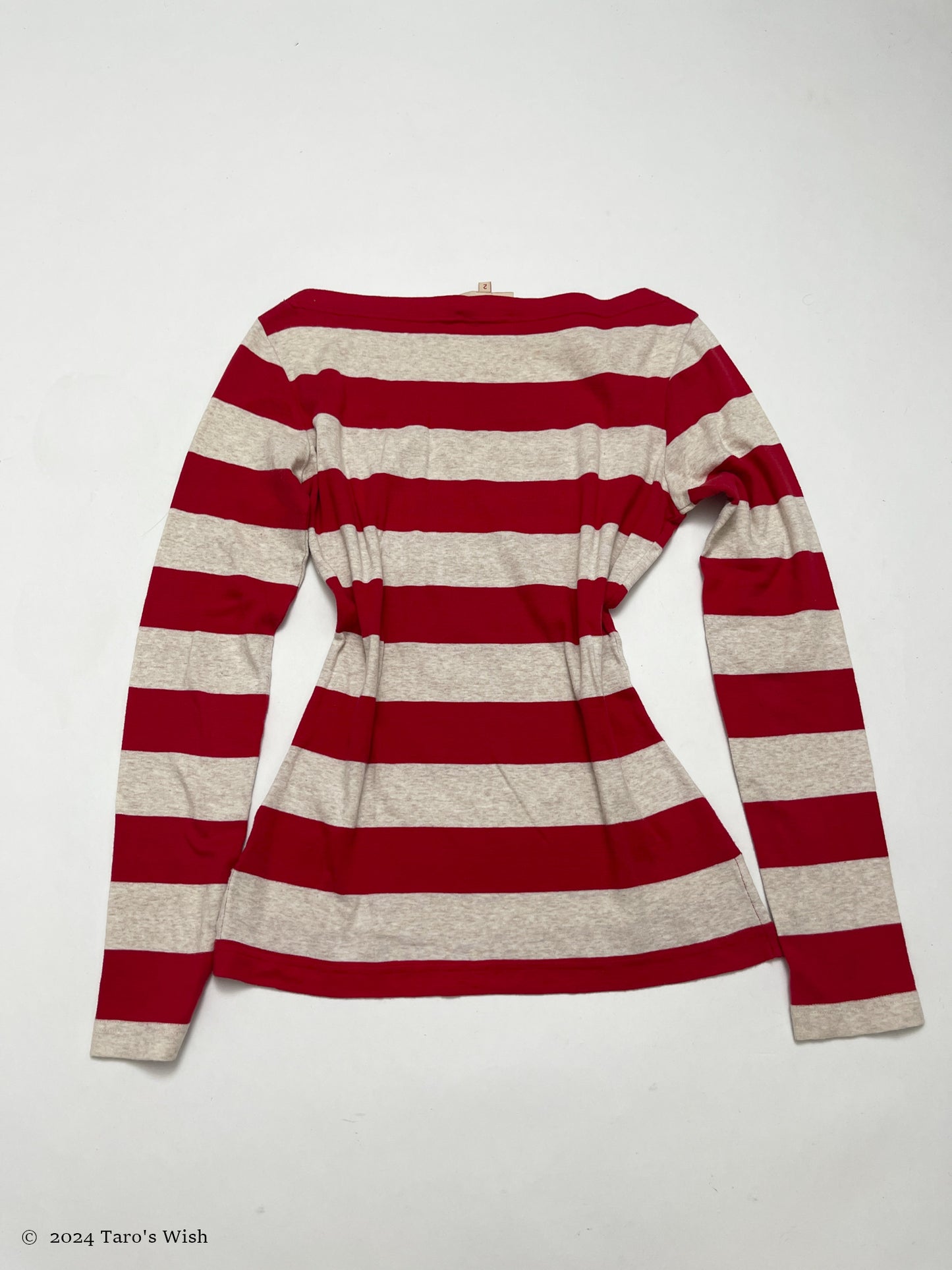 red stripped long sleeves top, vivienne westwood