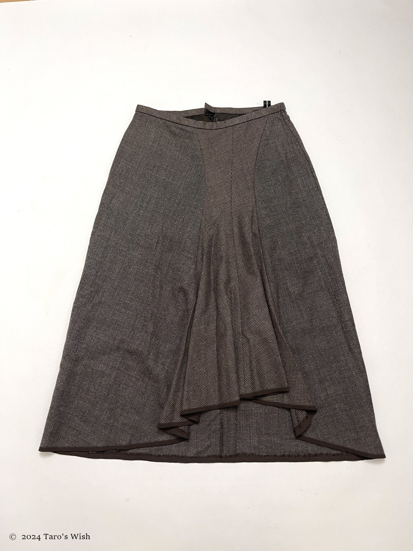 maxi skirt, hiroko koshino