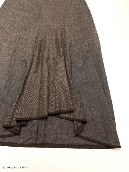 maxi skirt, hiroko koshino