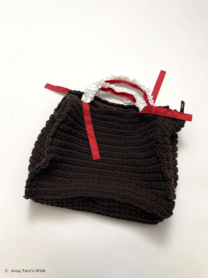 knit handbag, peetalau2000