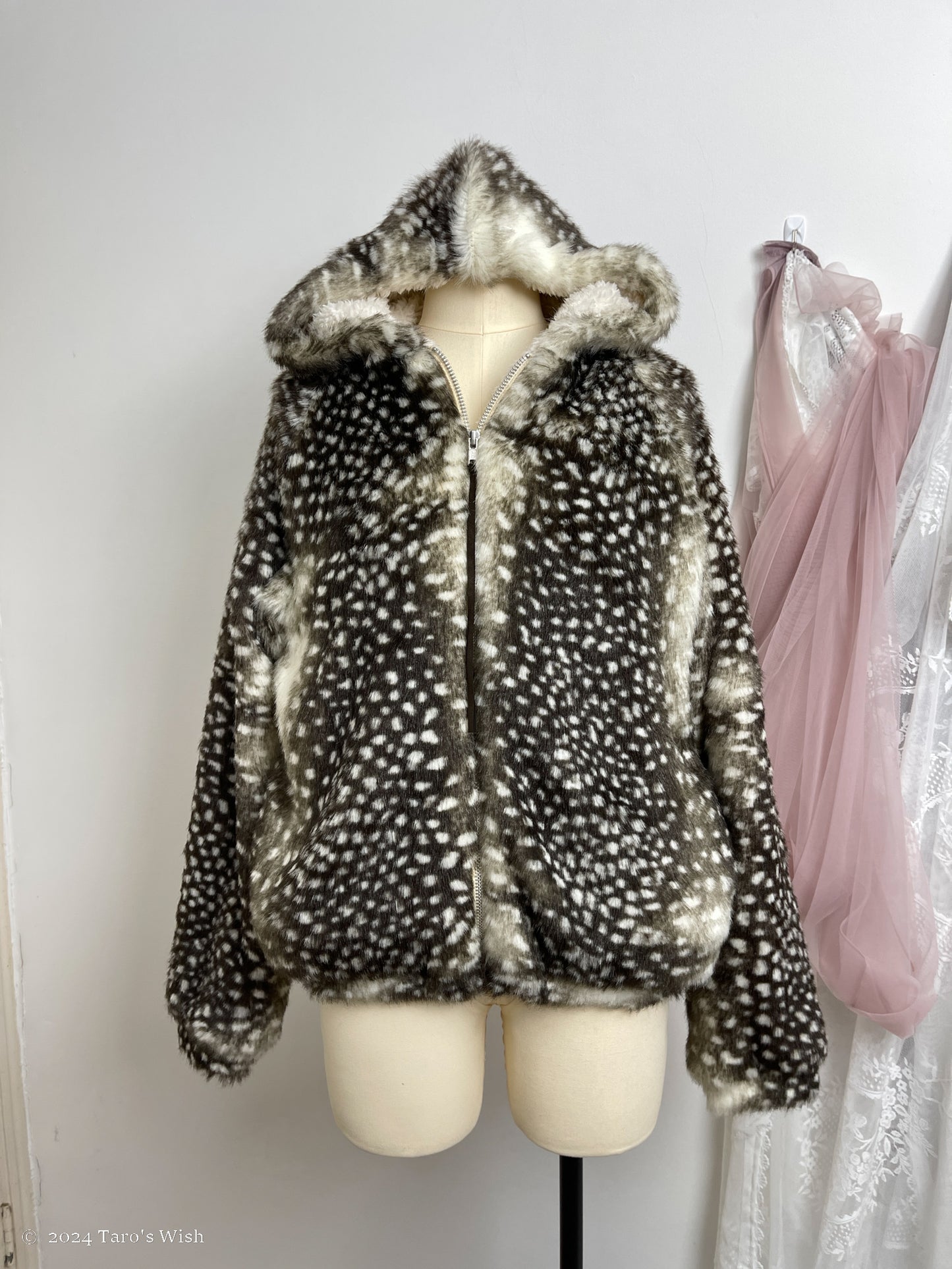 zip up bambi coat, japanese label  tsumori chisato