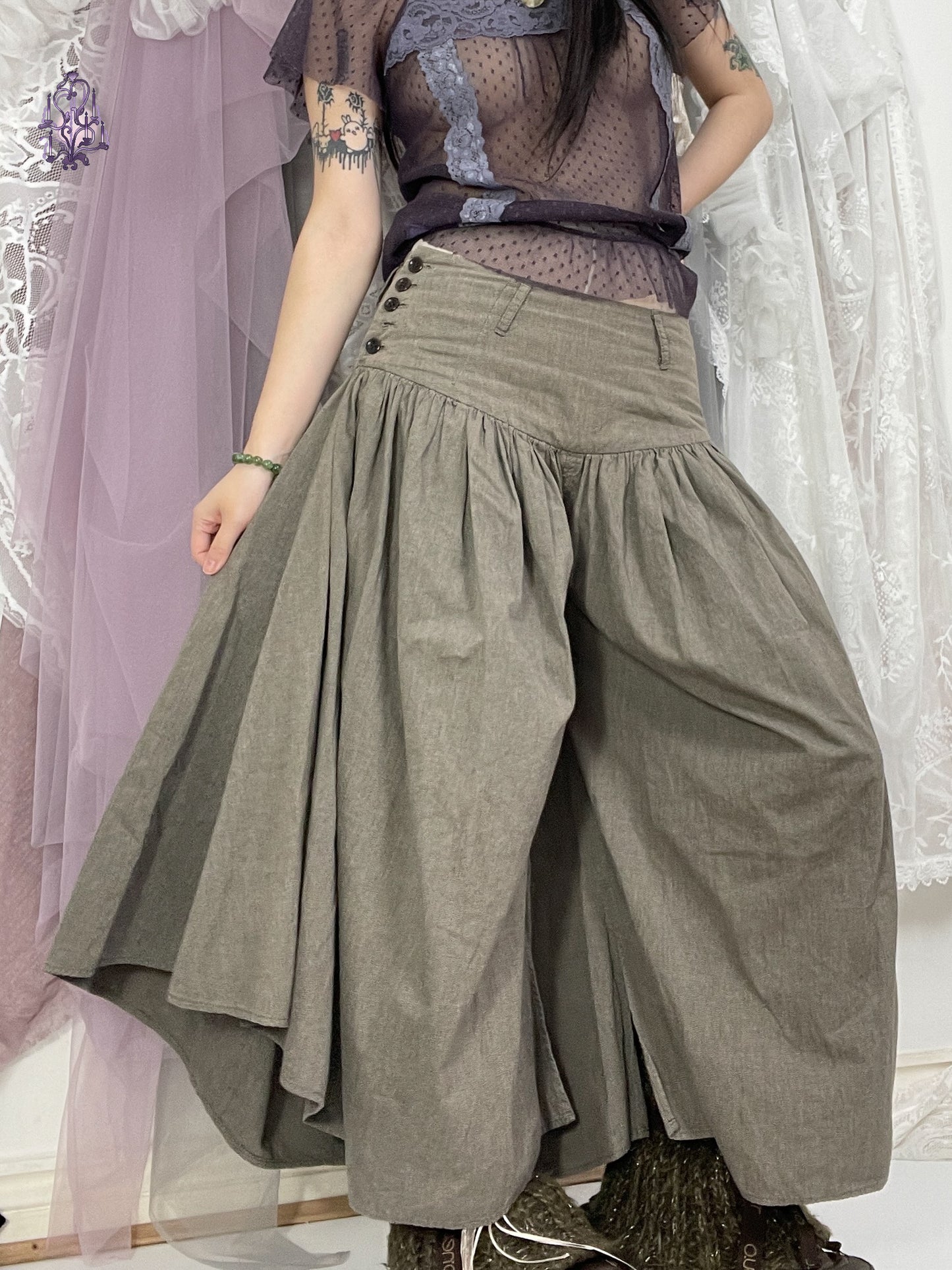 adventurer’s button up puff pants, japanese label kapital