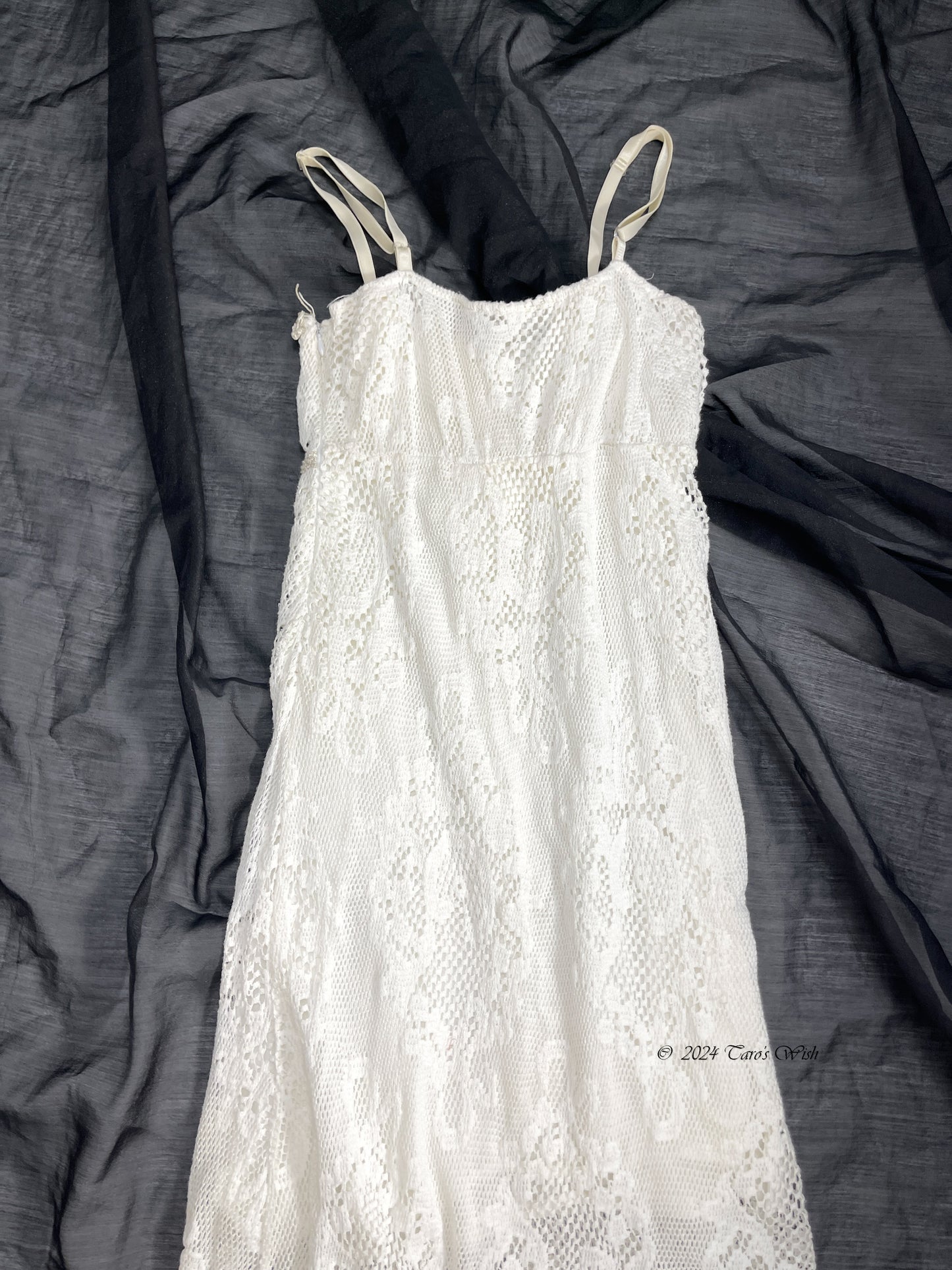 Button Up Cotton Lace Dress