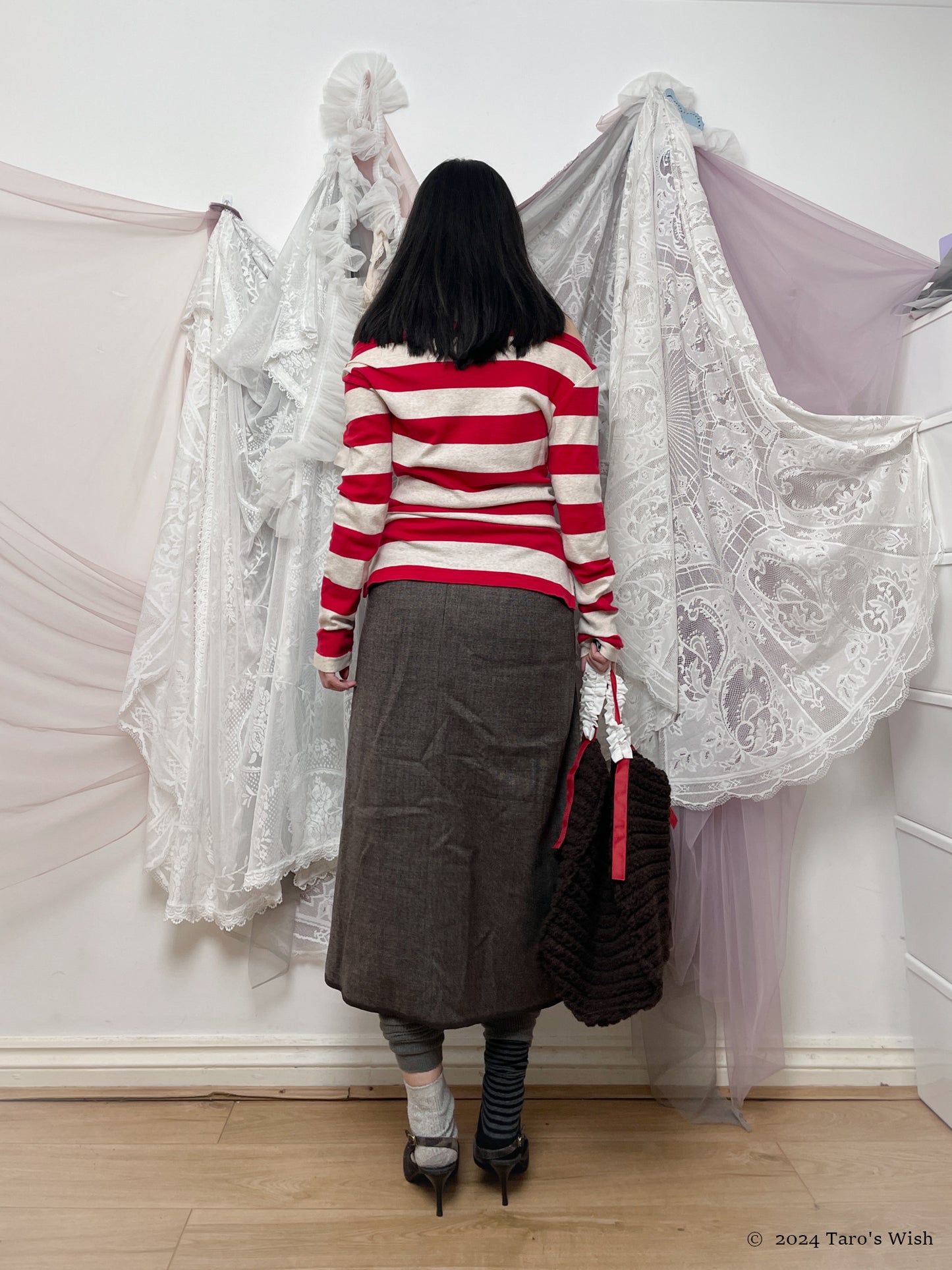 maxi skirt, hiroko koshino