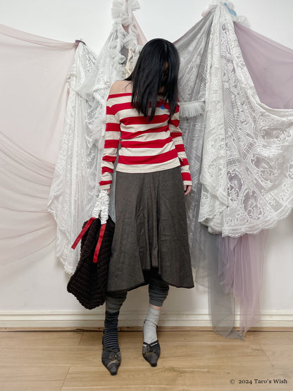 maxi skirt, hiroko koshino