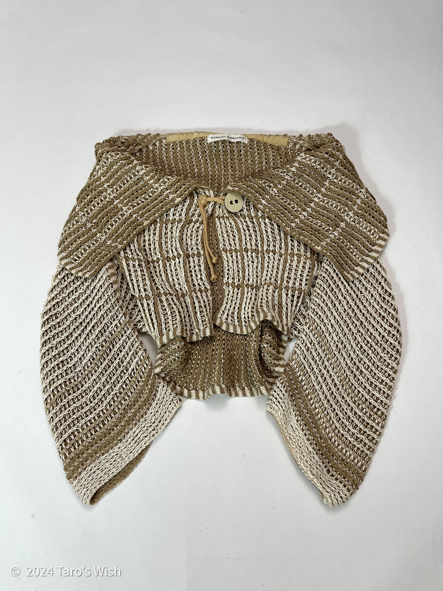 balloon sleeves cardigan, hiroko koshino