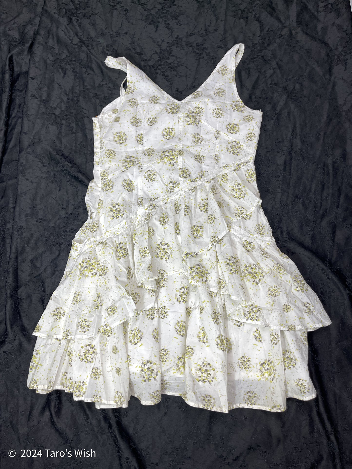 flower print babydoll dress, euro label